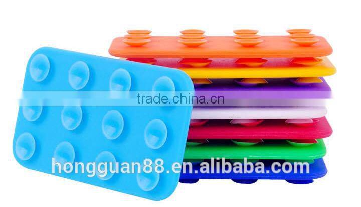 2015 Dongguan new design Hot selling Silicone Sucker Stand Holder/Silicone side Sucker/silicone holder