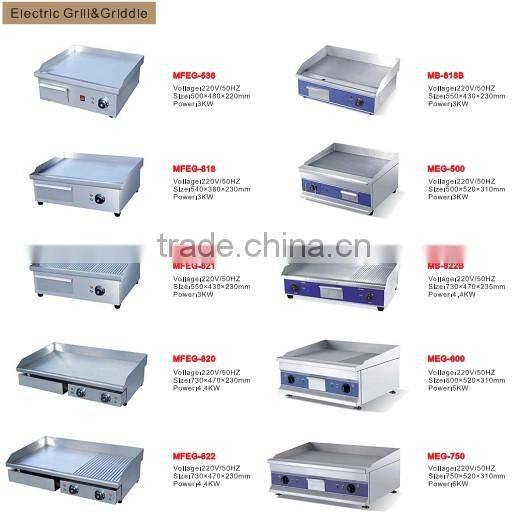 2015 gas electric griddle With CE