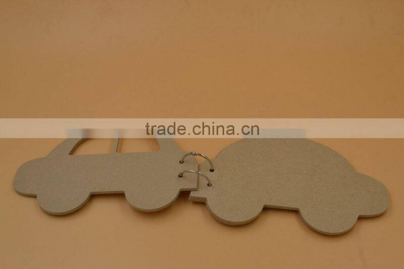 wooden deco, MDF craft,DIY wood crafts sticker by child