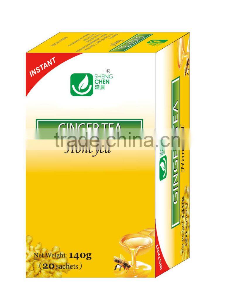 2016 hot sale lemon ginger and honey ginger instant tea with granuled form