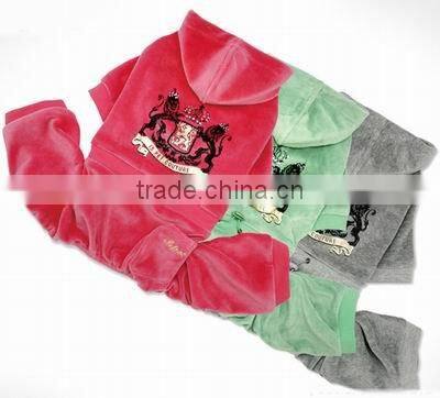 Pet clothes qiu dong outfit - velvet printing