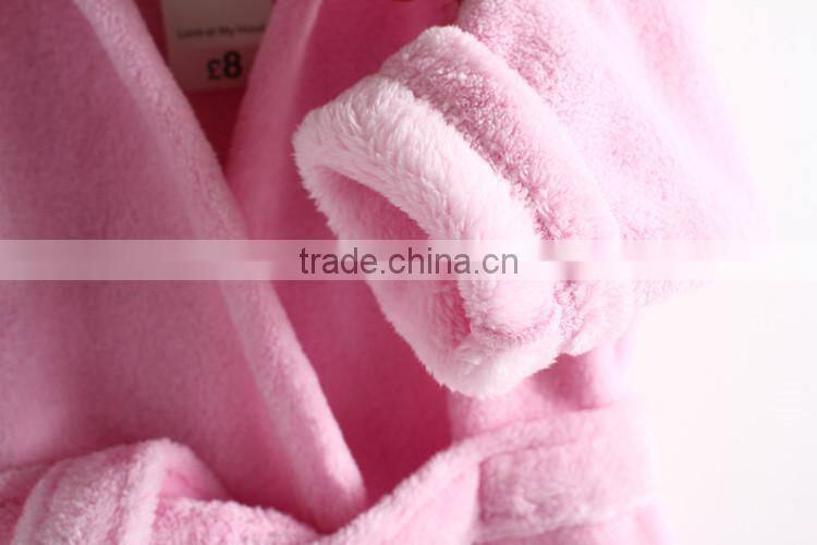 Cartoon Character hooded bathrobe ,Baby/Child Hooded Bathrobe, coral/plush fleece bathrobe,