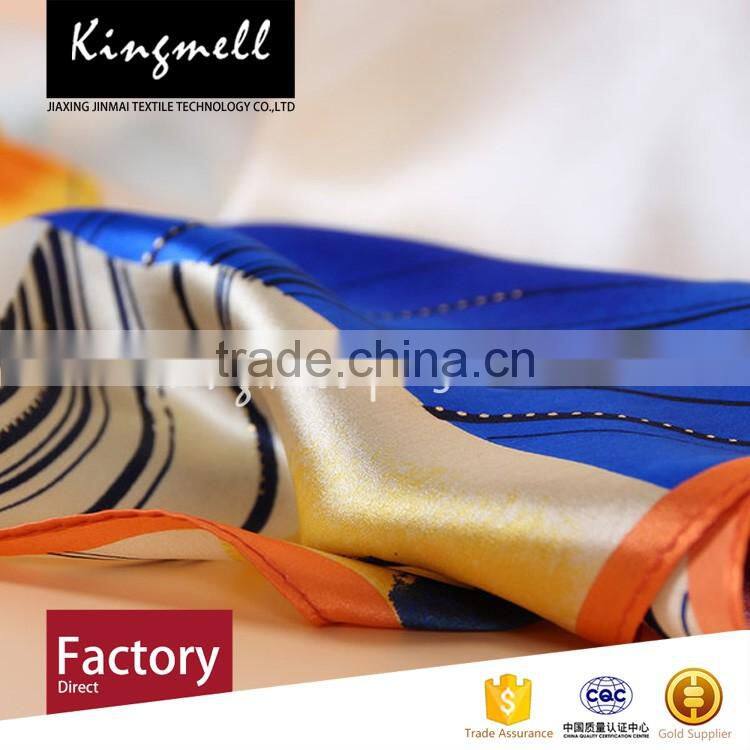 Custom High Quality 100% Silk Lady Scarf Summer Scarf