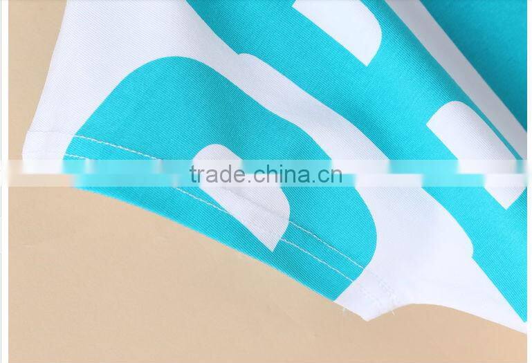 Girl kids fashion printed cotton T shirt