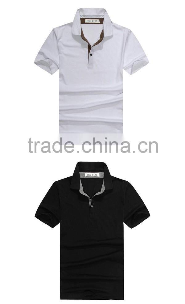 fashion solid polo shirt men wear