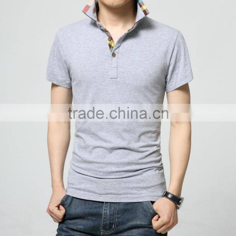 Wholesale High Quality 100% Cotton Plain Sport Polo Shirt for Men