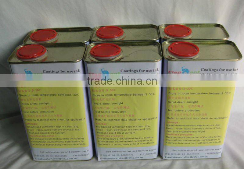 High quality 1liter/bottle dye sublimation coating