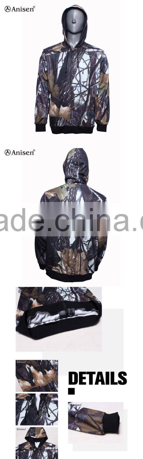 New design woodland winter men jacket hunting clothing camo jacket