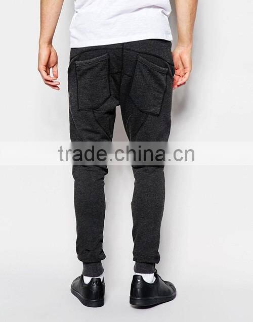 Men leisure long sports gym pants wholesale, biker jogger sweat pants custom