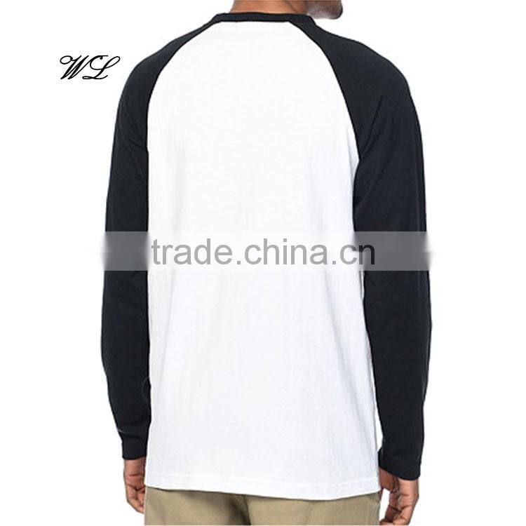 Latest Man t-shirt Blank Soccer Raglan 100% Cotton Bomber T-shirts