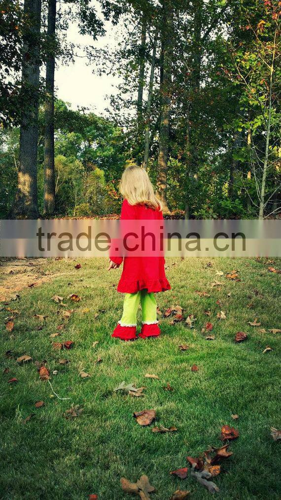 Wholesale Girls Christmas Clothes Sets Kids Boutique Remake Clothing