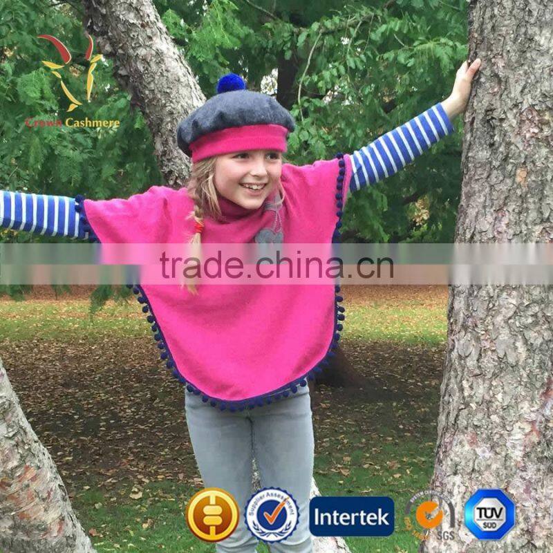 children knitted winter hats,pom pom beanie for children