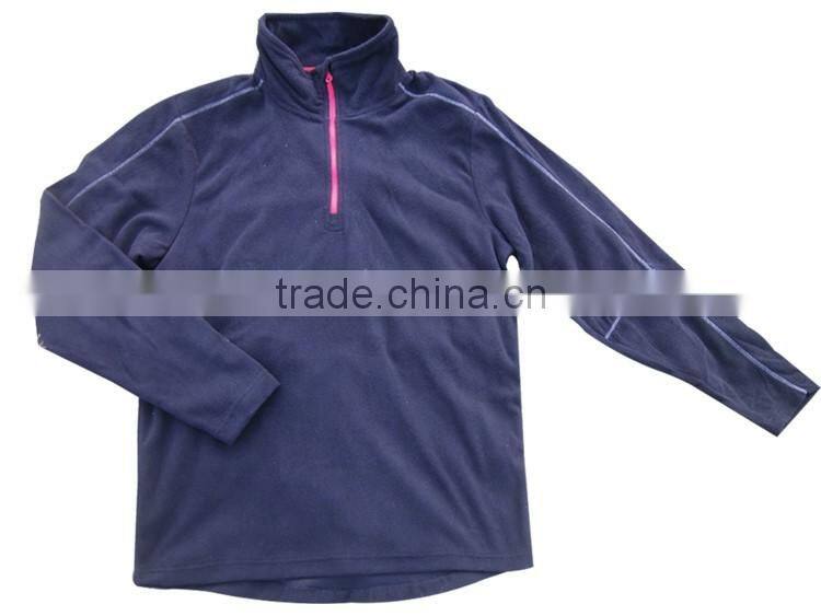 Custom mens outdoor coat blank light cheap sweat fleece jacket