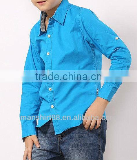 2017small school kids shirt boy shirt