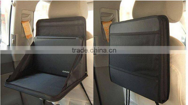 Foldable Laptop Food Holder Car Seat Table, Folding Backseat Car Tray Table