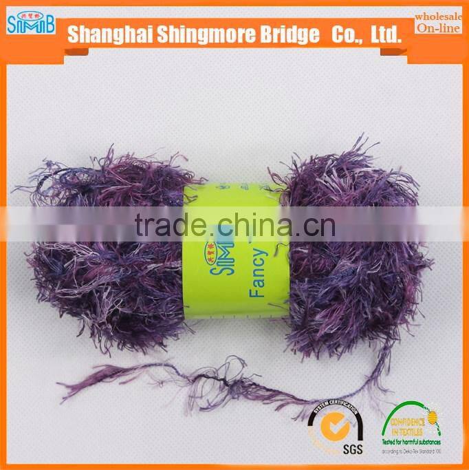 Online shopping knitting yarns china suppliers cheapest price wholesale oeko tex certified feather yarn hand knitting yarn
