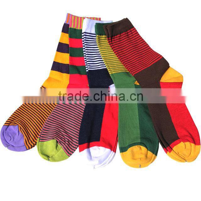 High quality Men rich cotton dress socks man funny sock men crew socks