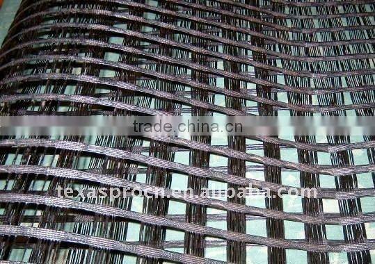 Warp knitted Fiberglass Geogrid