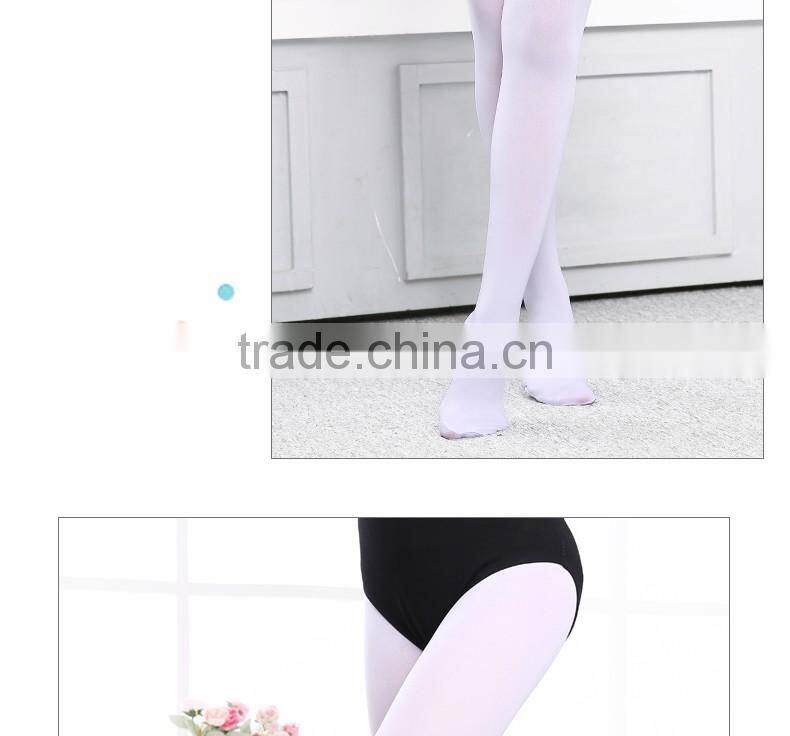 Flexible ballet tights full footed dance tights kids stockings pantyhose tights