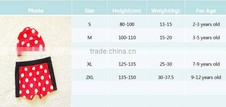 Soft one piece children swimming bathing shorts