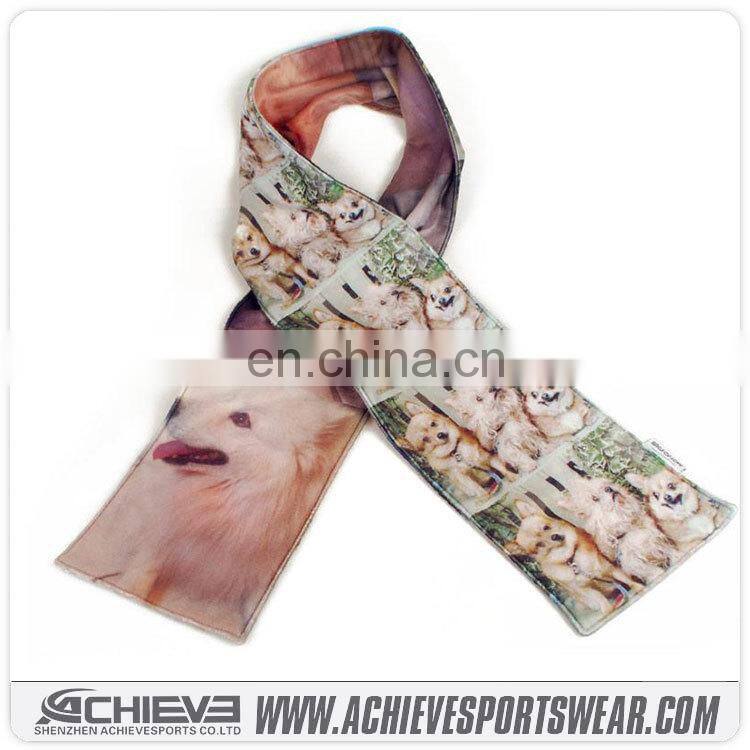 Custom Wholesale Knitted scarf Football Fan Sports Scarf