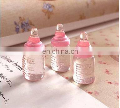 Resin Ornament Mini Colour Milk Bottle Children's Emulational Toy