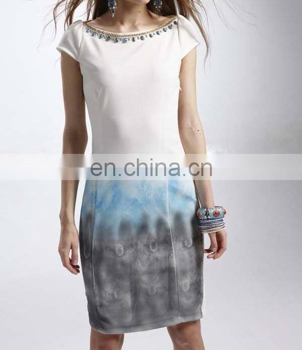 2016 New fashion design lady dress