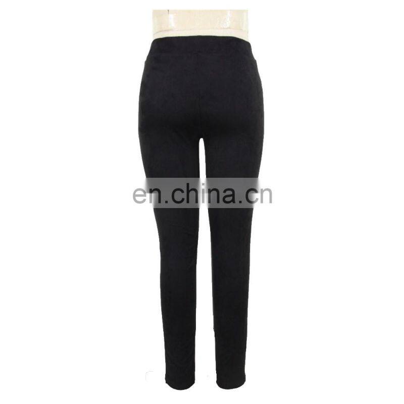 Suede Old women Legging Trouser Guangzhou Factory