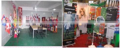 Cheap custom hand held flags with Polyester Flagpole