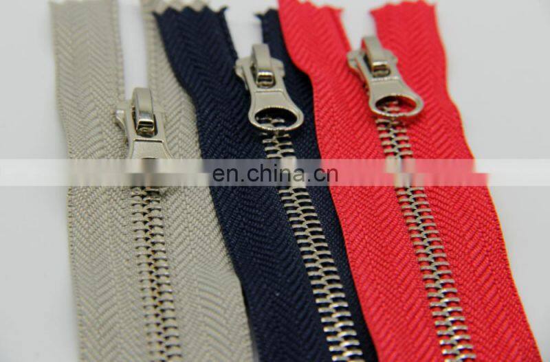 all kinds of metal zipper with close end for clothing
