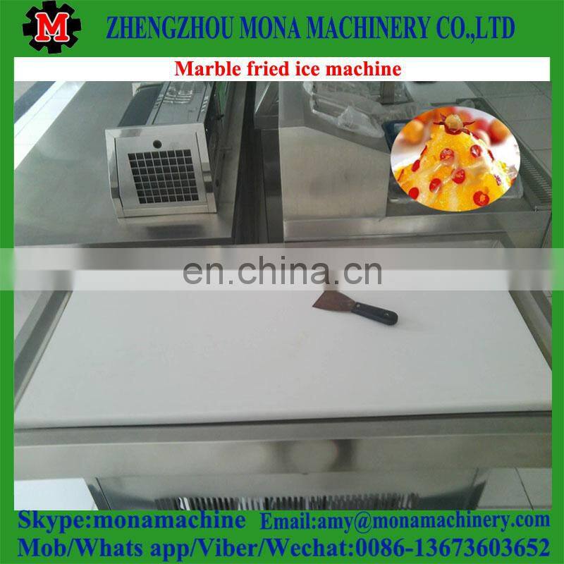 Factory supply hot sale flat pan fried ice cream machine/Thailand rolled fried ice cream machine with best price