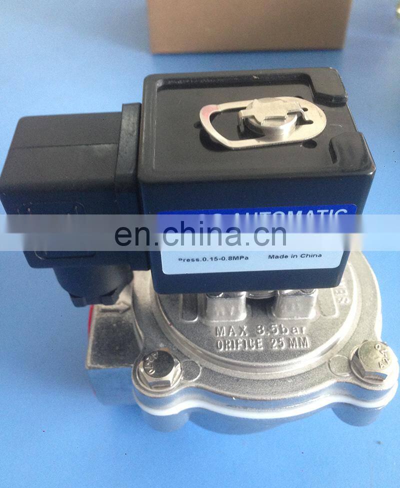 G1" SCG353A044 right angle solenoid diaphragm valve AC220V thread pulse jet valve