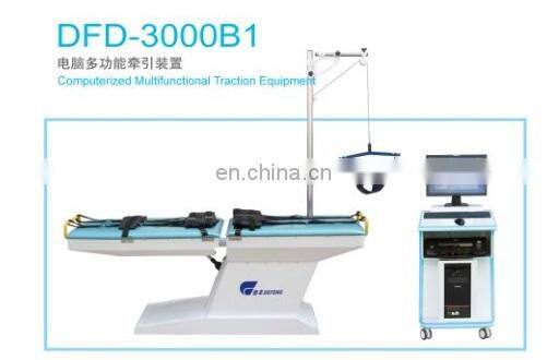 Rehabilitation equipment 3D lumbar and cervical traction bed