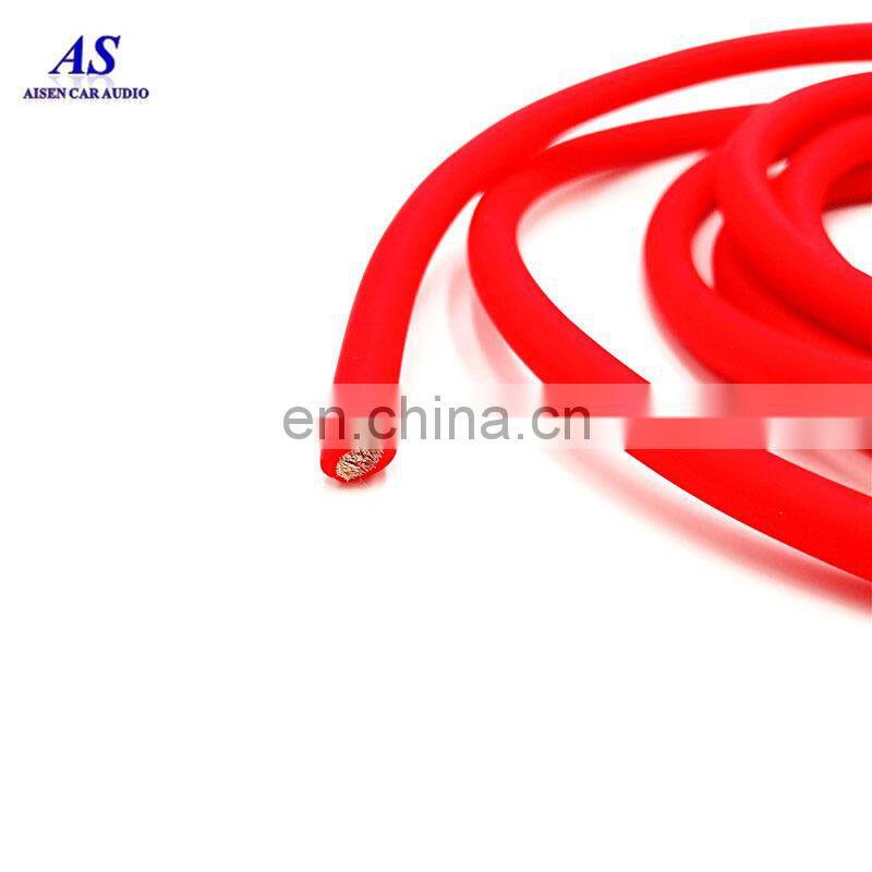 super soft flexible 4Ga/Awg Red Good Quality CCA/Copper Power Cable