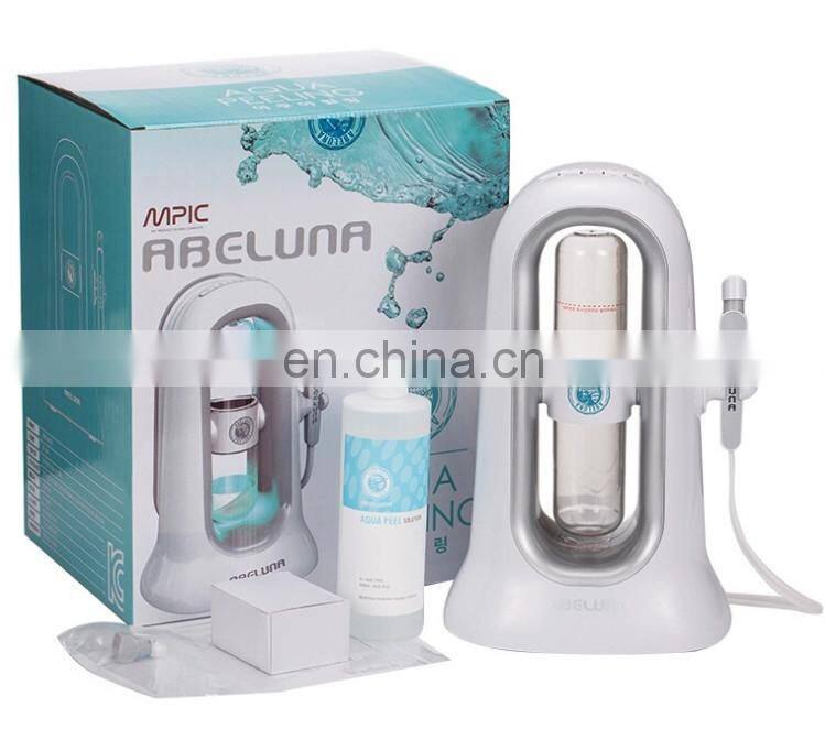 Portable 2 Handles facial beauty equipment mini hydra dermabrasion machine and oxygen sprayer
