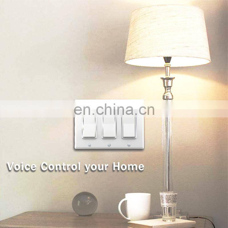 wifi controlled light switch 1 2 3 gang wifi light switch