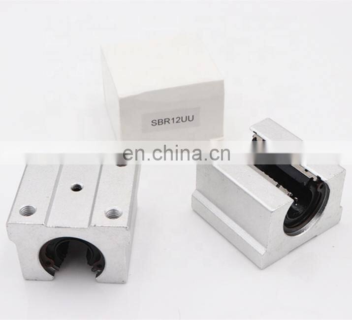 SBR16UU caving machine carpentry aluminum journal bearing SBR16LUU linear type sbr slide unit