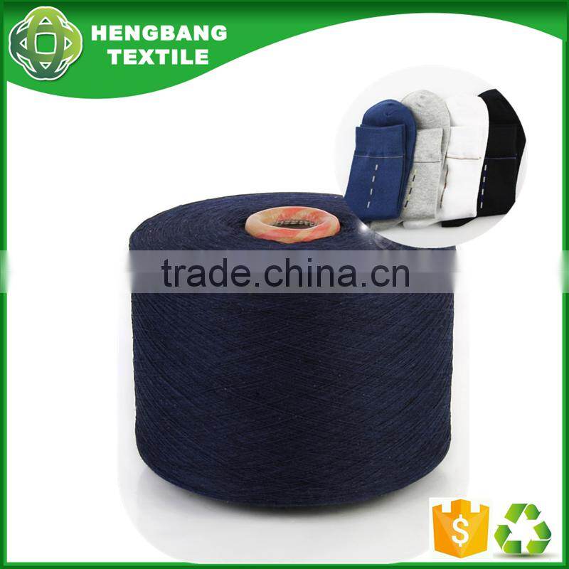 Discount open end poly cotton melange yarn recycled for knitting socks from china wholesale
