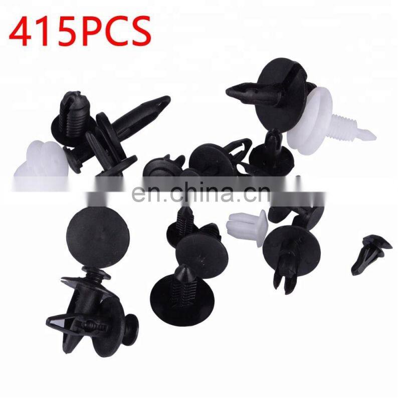 18 Kinds Mixed 415pcs Auto Fastener Car Universal Bumper Fixed Clamp Push Type Clip For Automobile Series Fastener
