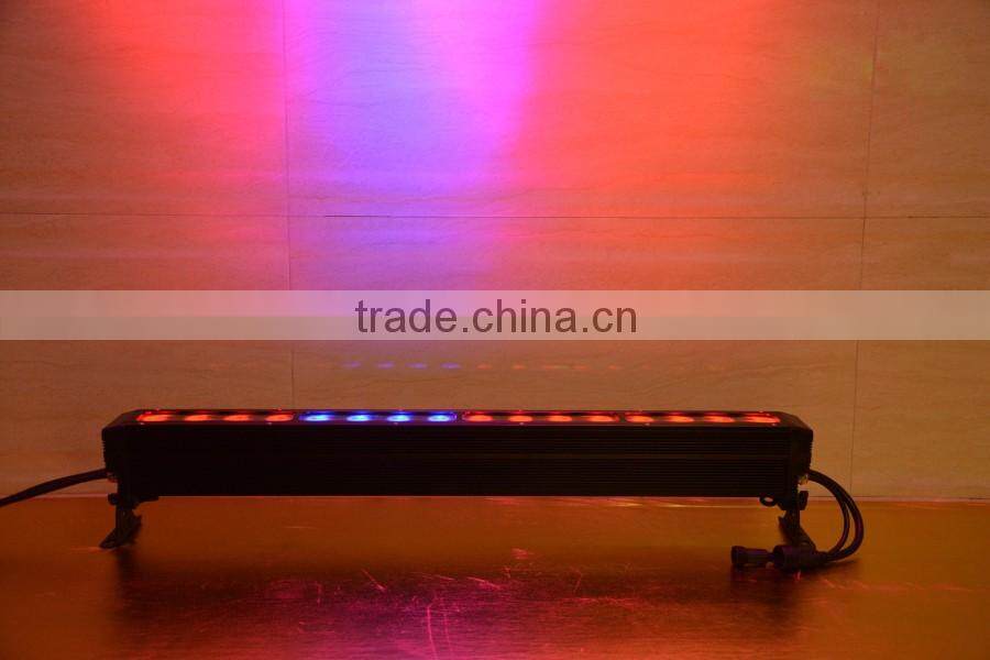 Outdoor led light bar 16pcs*10w RGBW ip65 led wall washer