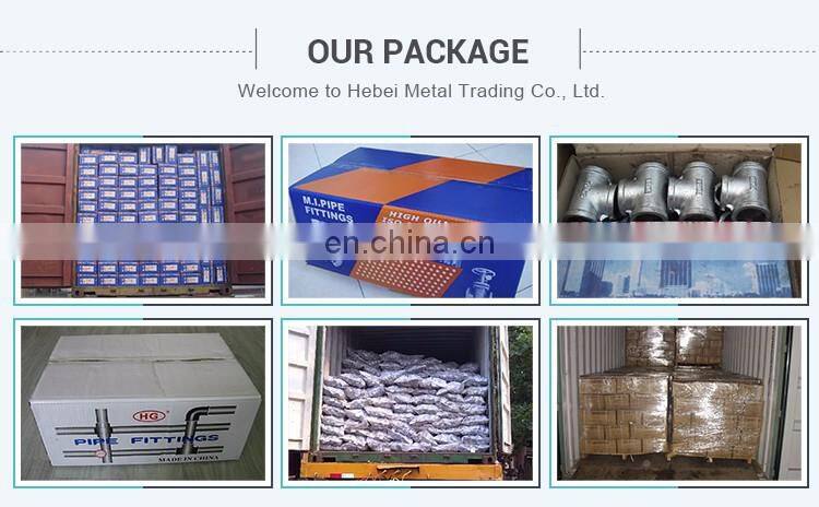 excellent material galvanized malleable iron pipe fitting tee for pipes