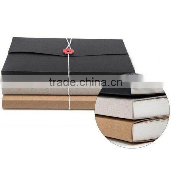 Envelope design notebook recycled kraft paper notebook
