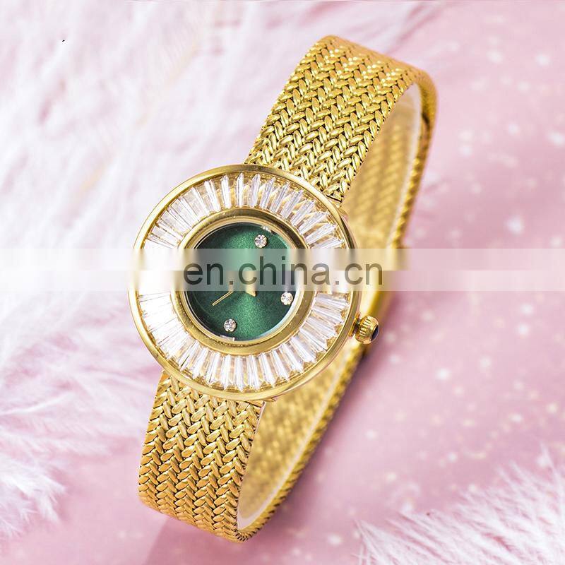 MissFox 2804 fashion Quartz watch for women luxury gift case Stainless Steel women watches luxury elegant