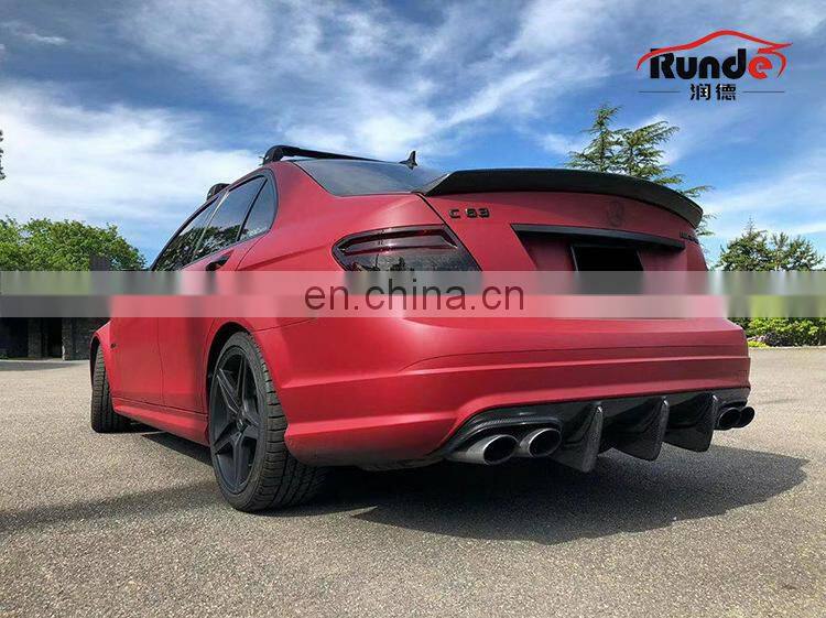 Runde Brilliant Quality Car Modification Body Parts Rear Spoiler For Mercedes-Benz W204 C180 C260 C300 C36 rear spoiler