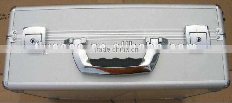 aluminum alloy camera case with safe lock and high density foam lining