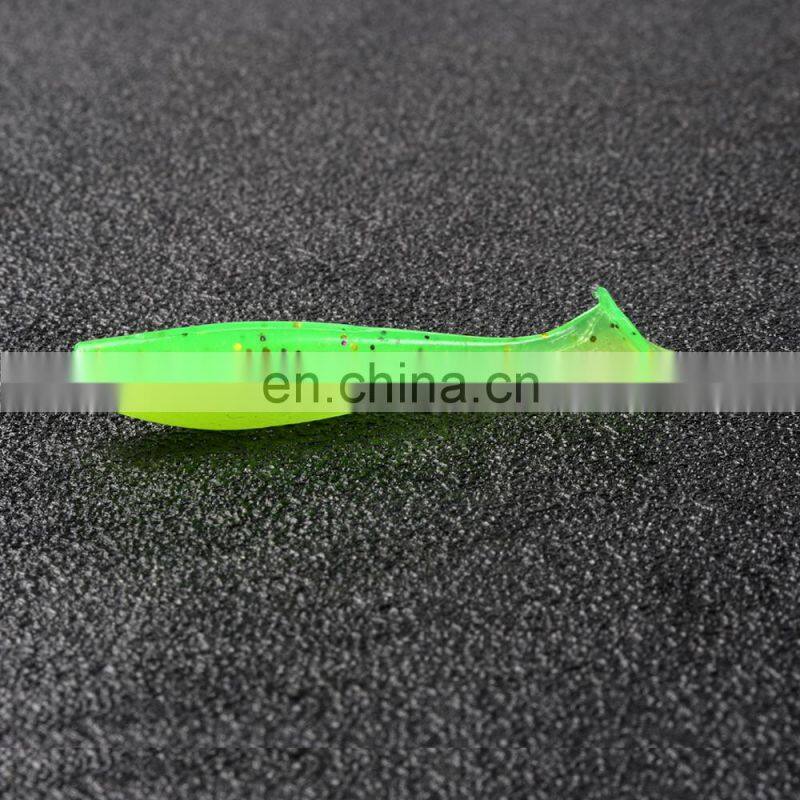 JOHNCOO Plastic 5cm 1.2g Trout Lures Live Baits Worms Soft Fish Lure for Fish