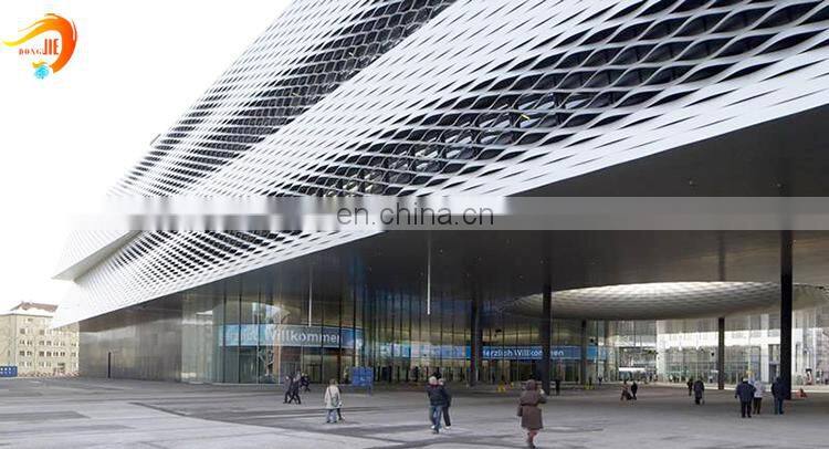 Building decorative exterior expanded metal facades curtain walling