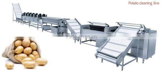 Industrial large capacity fruit and vegetable washing machine