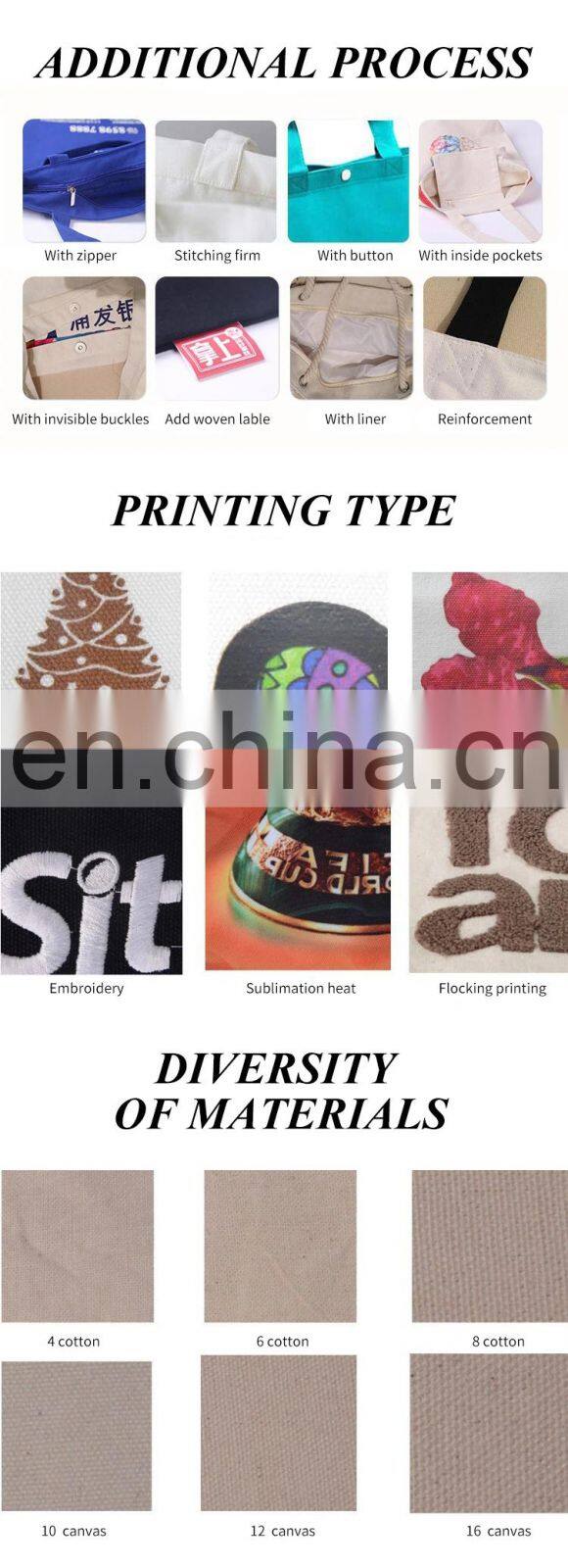 Custom Logo Printed Eco friendly canvas tote bag Cotton shopping bag for markets ecobag for vegetable Reusable mesh bag