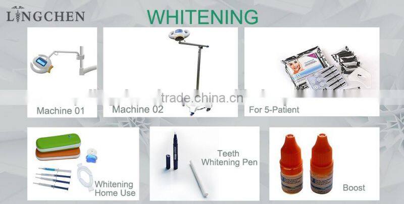 Dental Super bright teeth whitening kit with led light for home use